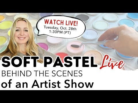Exploring Canson Mi-Teintes Velvet with PanPastel | Soft Pastel Abstract & Art Show Prep