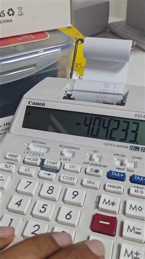 Canon Calculator and Dual Display Calculator