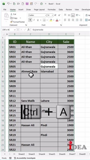 Excel Trick to Fill Blank Cells Instantly | Save Hours with This Pro Shortcut | #excel #excelshorts