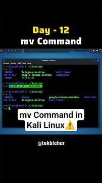 mv Command Kali Linux