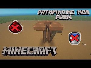 Tour A mob Sans Eau ni Redstone avec pathfinding #minecraft #minecrafttutorial #minecraftsurvival