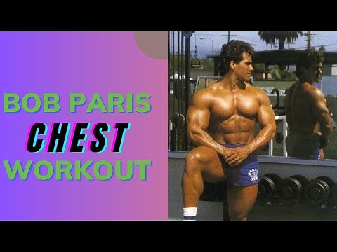 Bob Paris Chest Workout // Bob Paris Workout Routine // Old School Bodybuilding