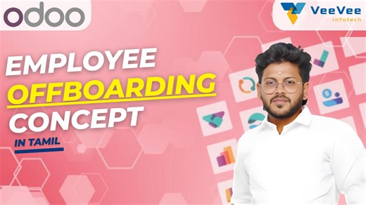 Odoo 19 Employee Offboarding | From Resignation to Final Settlement | VeeVee Infotech In this video, you’ll learn how Employee Offboarding works in Odoo 19 and how HR teams can manage employee exits smoothly and professionally. The Employee Offboarding process in Odoo 19 helps you: ✅ Track resignations & exit dates ✅ Assign offboarding tasks (HR, IT, Manager) ✅ Collect company assets ✅ Disable system access ✅ Complete documentation & approvals ✅ Maintain clean HR records 📌 Topics covered in thi