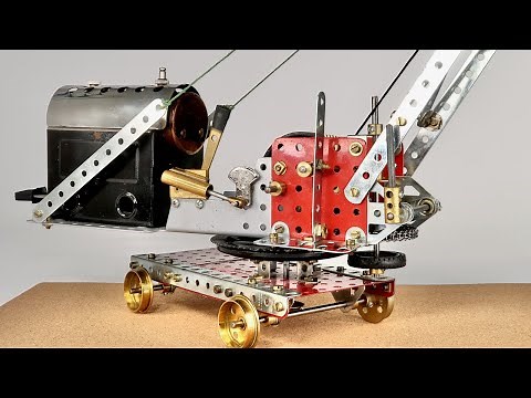 Meccano Travelling Steam Crane
