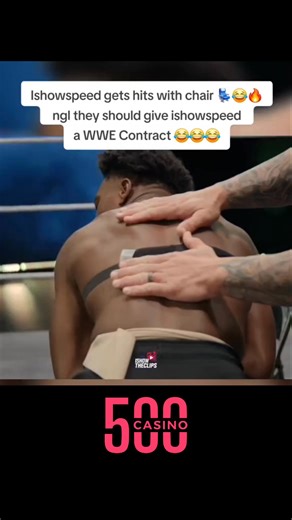 ishowspeedyy on Instagram: "The moment Randy Orton officially signed IShowSpeed's life over to the WWE! 🤯 This is the ultimate seal of approval! IShowSpeed challenged the WWE legend, Randy Orton, to tell him if he has what it takes to be a superstar, and The Viper didn't hold back. Speed's face—that priceless, wide-eyed look of shock—is the realization that his chaotic energy is actually WWE material! Orton knows talent when he sees it, and Speed's dramatic, high-energy persona is perfect for t