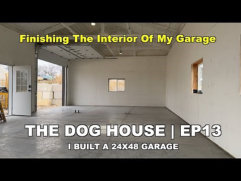 24'x48' Post Frame Garage - Finishing the Interior | Ep 13
