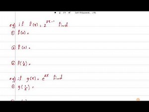 Exponential and logarithmic functions 2
