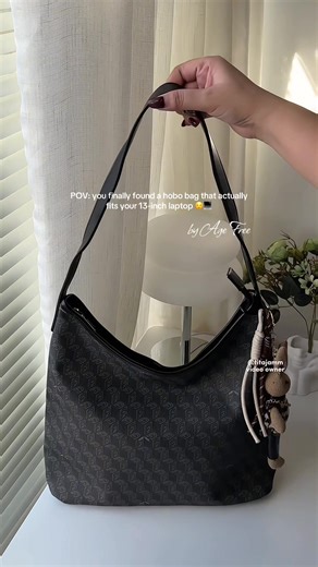 Stylish Hobo Bag That Fits 13-Inch Laptops