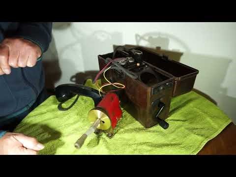 Telefon Kurbelinduktor Nr. 1937 Für Feldtelefon
