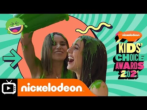 Top 10 Celebrity Slime Moments at the Kids’ Choice Awards 💚| Nickelodeon UK