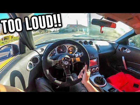 STRAIGHT PIPED 350Z POV DRIVE!!! + NEW MODS!