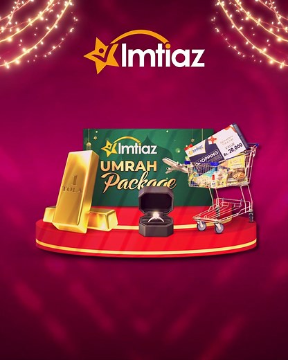 Imtiaz Naya Ghar Naya Safar offer brings you best deals and discounts on everything you need to start a new chapter! Shop for Rs. 25,000 or more from: - Electronics - Cosmetics & Fragrances - Health & Beauty - Fashion - Crockery And get a chance to be lucky winner of: 💍 Diamond Ring 🏅 1 Tola Gold 🕋 Luxury Umrah Package 🛍️ Shopping worth Rs. 240,000 So, what are you waiting for? Visit your nearest Imtiaz Store today! Offer valid from 1st November - 16th November, 2025. #ImtiazStores #nayaghar