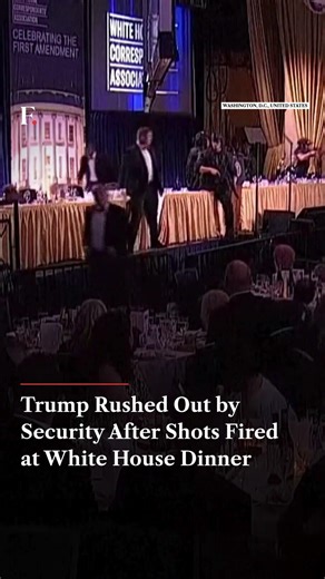 Security Rushes Trump to Safety After Shots Fired At Correspondents' Dinner | N18G