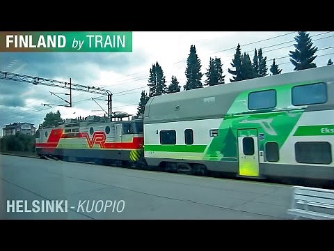 Helsinki - Kuopio by VR Train, HD Video - Finland by Train