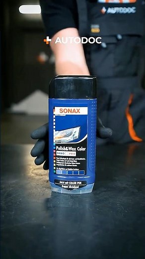 SONAX Polish & Wax Color : enlève les rayures en quelques secondes