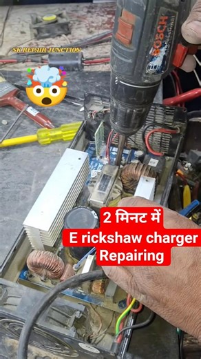 We Tried Repairing an E-Rickshaw Charger #shorts #electronic #diy #evcharging