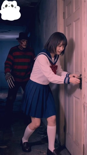 後ろから迫り来るおじさん #セーラー服 #コスプレ #comedy #cute #おすすめ #可愛い #youtubeshorts #anime #放送事故 #ホラー