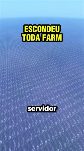 Ele escondeu essa Farm! #minecraft