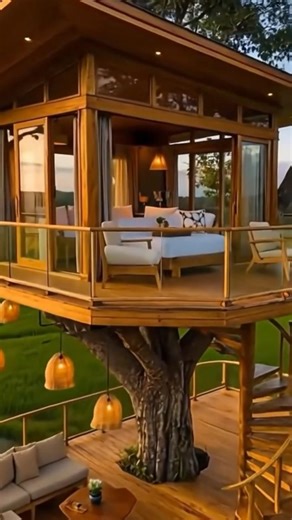 Luxury Treehouse Build in 60 Seconds 🌳🏡 | From Nothing to Dream Home!