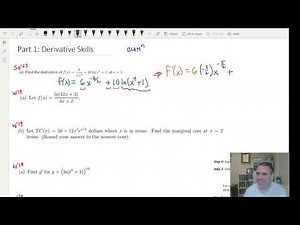 Math 112 Exam 2 Review (part 1): Derivative Review