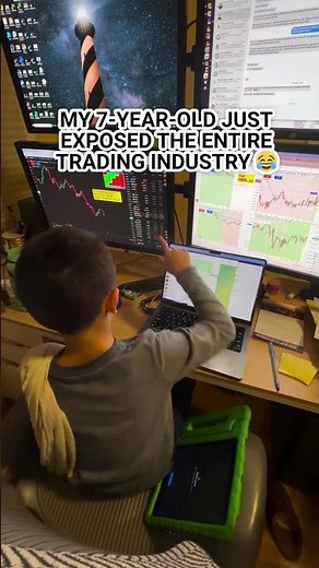 My 7-year-old just exposed the entire trading industry