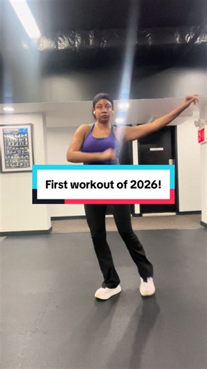 First Workout of 2026! 💃🏾 💪🏾 @dancebody Live! @HOKA sneakers @ATHLETA bra @Pvolve 2lb weights #workout #workoutroutine #dancecardio #athomeworkouts #onlineworkout