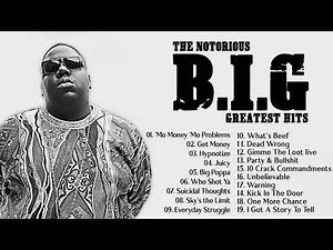 The Notorious B.I.G. - Greatest Hits Full Album -- Biggie Greatest Hits Playlist Music