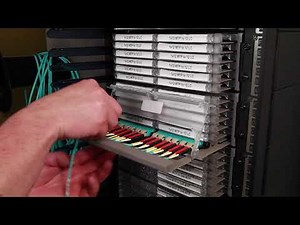 HDX Fiber Distribution Frame: Routing Patch Cords