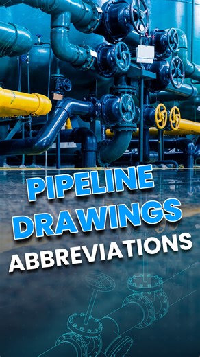 WQC Institute -NDT&Inspection on Instagram: "Struggling to understand pipeline drawings? You’re not alone! Pipeline engineering uses dozens of abbreviations—and mastering them is the first step to becoming job-ready in Oil & Gas. In today’s reel, we break down the most common and important abbreviations used in pipeline drawings, helping you read and interpret drawings like a professional. Whether you’re a beginner or upskilling for career growth, this will boost your technical clarity instantly
