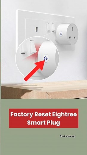 Factory Reset EIGHTREE Smart Plug #smartplug #reset #eightree