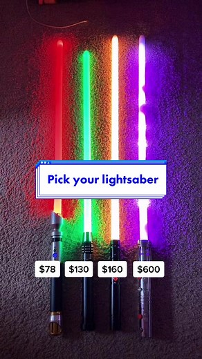 Which one will you take? #starwars #RGB #neopixel #lightsaber #battlefront2 #KFCSecretMenuHacks #foryou #fyp