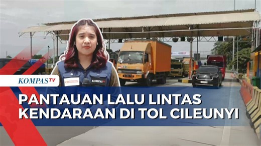Lalu Lintas Kendaraan di Tol Cileunyi Normal pada Senin 24 Maret Siang - Kompas TV