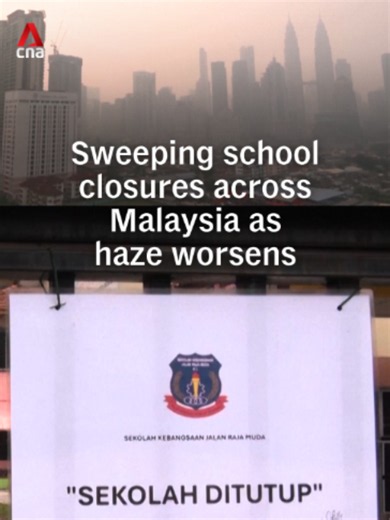 Schools in parts of Malaysia were closed on Friday (Oct 9) as worsening haze pushed air quality to unhealthy levels in 37 areas across the country. Amid hot and dry weather, thick haze continues to obscure Kuala Lumpur's iconic skyline, while respiratory cases are on the rise. Environmental and student activists are calling for tougher enforcement and a Clean Air Act as pressure mounts on the government to tackle the worsening air pollution. #malaysia #malaysianews #haze