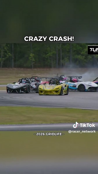 That one got wild fast! A massive crash shakes up GRIDLIFE and changes everything in an instant—this is racing on the edge. Watch GRIDLIFE on RACER Network and on the RACER app—link in bio 📲