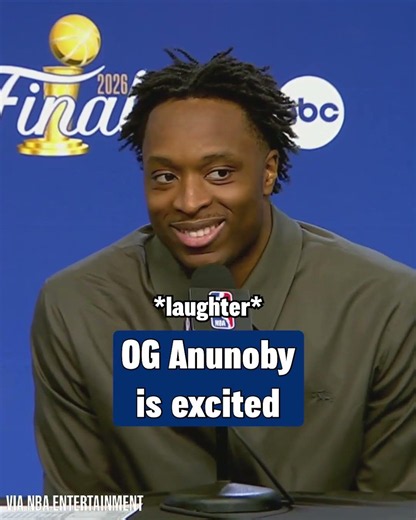 OG Anunoby is excited after the Knicks' comeback Game 4 win 😭