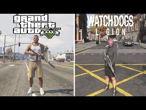 GTA V vs Watch Dogs Legion - A Detailed Comparison - Open-World Showdown
