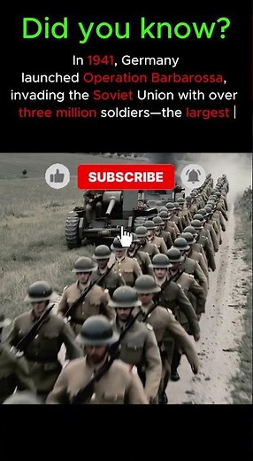 Hitler’s Biggest Mistake: The Invasion of the Soviet Union (Operation Barbarossa) #germanpows #ww2