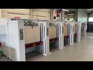 MKW GIANT Collator Customer Acceptance Testing of Large Format Collating Machine