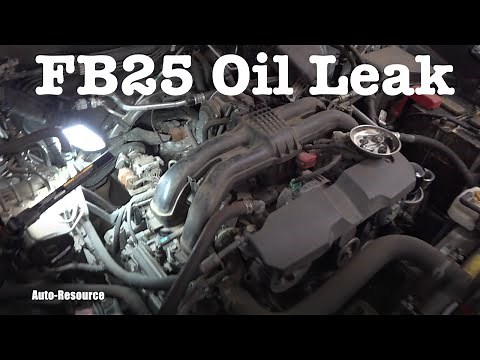 SUBARU FB25 Engine Oil Leak