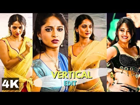 Anushka Shetty — Egiripothe Entha Baaguntundi | hot Expressions | Vertical Edit | Slow Motion | 4K