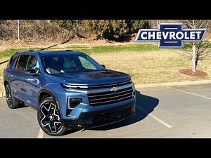 2025 Chevrolet Traverse High Country: POV Start Up, Test Drive, Walkaround and Review