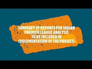 IP Project in Python| Indian Premier League | Informatics Practices | Python Project | IPL - Part 1