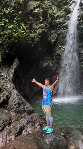 Standing Alone at a Hidden Waterfall 🌿💧 | Nature Vibes #comedyvideo