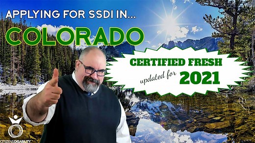 Colorado and Social Security Disability Benefits – Citizens Disability - SSDI & Benefit Advocates