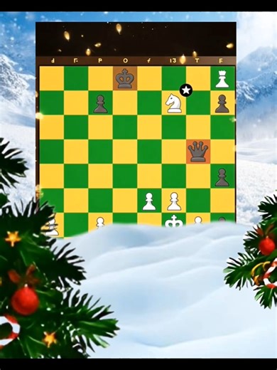 Enjoy A Christmas Chess Board #chess #edit #brilliant