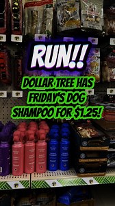 245K views · 1.8K reactions | Omg!! Run to your local Dollar Tree right now! Dollar Tree has FRIDAY’s DOG shampoo right now for $1.25! This retails on the chewy website for $23!!! This is such a steal!! #dollartree #dollartreehacks #dollartreefinds #newatdollartree #dollartreecommunity #dollartreehaul #dollarstore #dollarstorefinds Dollar Tree | CassidysCorner | Facebook