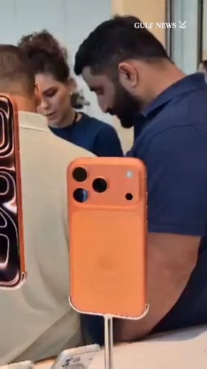 The Apple Store doors are now open at Dubai Mall, welcoming the first customers with applause from staff. Shoppers are lining up to get their hands on the new iPhone. The iPhone 17 pre-order sale at Dubai Mall saw calmer crowds, with tight security and controlled group entry limiting queues. Follow our live updates. | Gulf News
