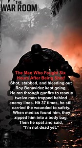 In Vietnam, Master Sergeant Roy Benavidez fought for six hours under intense fire to rescue a trapped patrol. Bleeding and barely standing, he refused evacuation until everyone was safe, earning the Medal of Honor for his bravery. #TheWarRoom #RoyBenavidez #VietnamWar #MedalOfHonor #fblifestyle | The War Room