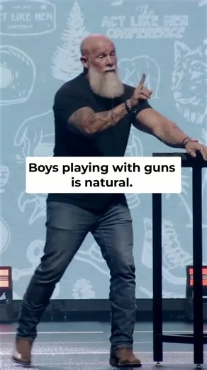 Moms, stop worrying about your boys playing with toy guns. If you don't give them play guns, they'll invent them. God's a warrior, so embrace that masculine energy! #ParentingTips #BoyMom #Masculinity #Faith #ChristianLiving Title of message on YouTube: Act Like Men Conference | 2025 Pastor: Joby Martin Church Name: Crosspoint City Church Church Location: Cartersville, Georgia