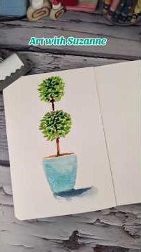 Watercolor Sketchbook painting 🎨 #watercolor #painting #art
